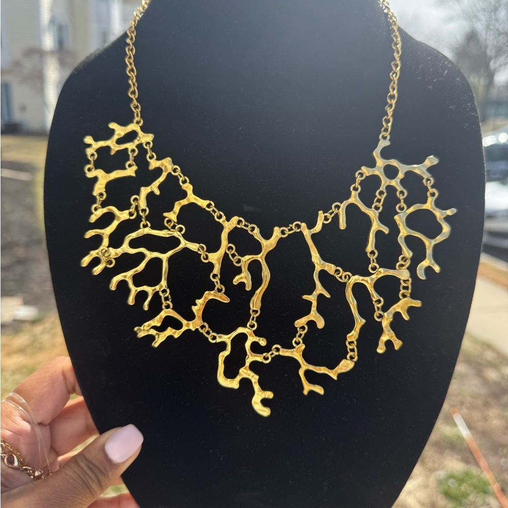 Gold Statement Necklace
